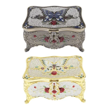 2Pcs Vintage Metal Butterfly Jewelry Box Mirrored Earrings Display Storage
2Pcs Vintage Metal Butterfly Jewelry Box Mirrored Earrings Display Storage