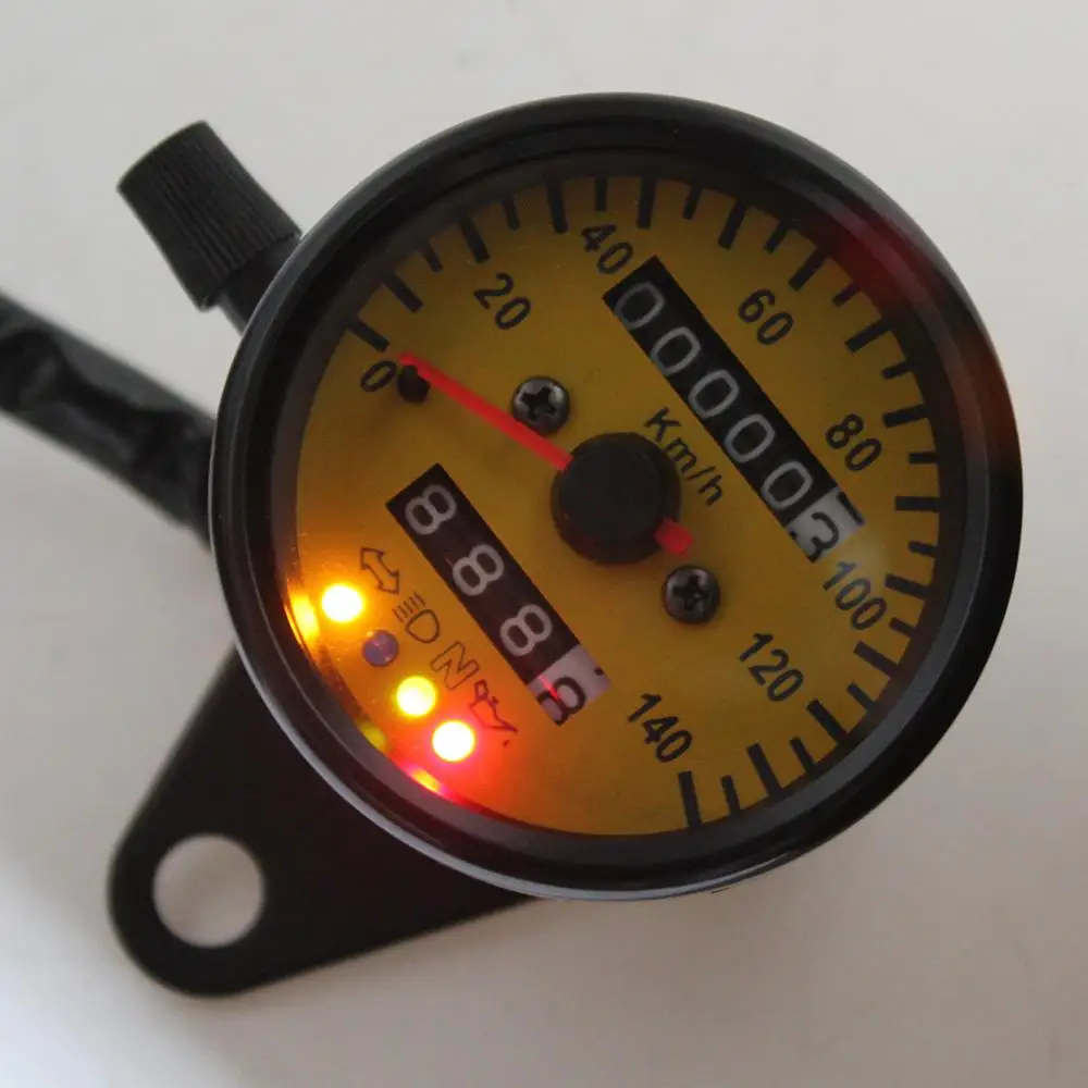 12V Universal Motorcycle Speedometer Odometer 12V Motorcycle Dual Speed Meter with LED Indicator Speedometer
12V Universal Motorcycle Speedometer Odometer 12V Motorcycle Dual Speed Meter with LED Indicator Speedometer