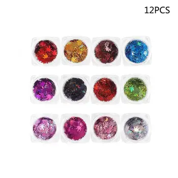 12 Boxes Autumn Maple Leaf Nail Art 3D Flakes Holographic Stickers Designs Glitter Fall Nail Decorations Leaves Sequins K3K2
12 Boxes Autumn Maple Leaf Nail Art 3D Flakes Holographic Stickers Designs Glitter Fall Nail Decorations Leaves Sequins K3K2