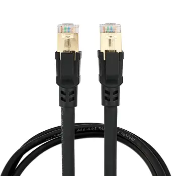 RJ45 Cat8 Ethernet Network Lan Cable Patch Cord 25/40Gbps for Router Laptop 
RJ45 Cat8 Ethernet Network Lan Cable Patch Cord 25/40Gbps for Router Laptop