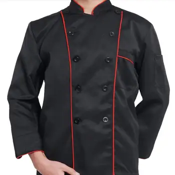 New Chef's Short-sleeved Jacket Uniform Breathable Outfit Summer Wear Work Clothes Men and Women Overalls Coats Hotel Chef Black
New Chef's Short-sleeved Jacket Uniform Breathable Outfit Summer Wear Work Clothes Men and Women Overalls Coats Hotel Chef Black