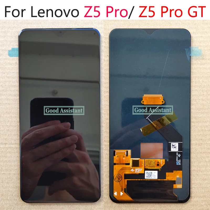 Фото AMOLED 6.39" For Lenovo Z5 Pro Display Z5pro L78031 LCD Screen Touch Sensor Digitizer Assembly Replacement pro | Мобильные