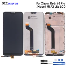 Original para Xiaomi Redmi 6 Pro pantalla LCD pantalla táctil digitalizador piezas de reparación para Xiaomi mi A2 Lite pantalla LCD pantalla(China)