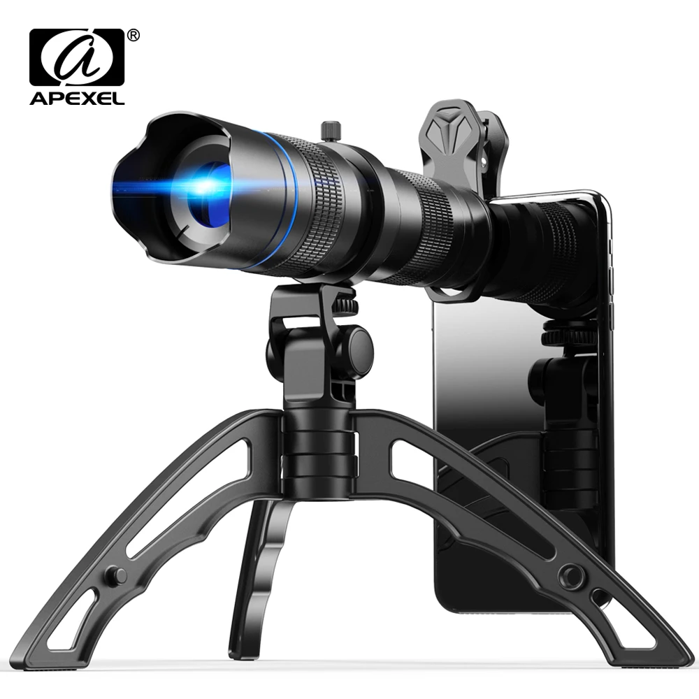APEXEL HD 20x-40x telephoto zoom lens monocular+selfie tripod for iPhone Samsung other smartphones Travel Hunting Hiking Sports
APEXEL HD 20x-40x telephoto zoom lens monocular+selfie tripod for iPhone Samsung other smartphones Travel Hunting Hiking Sports