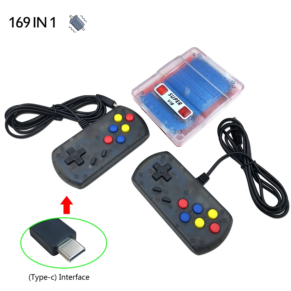 Mini TV Game Console 8 Bit Retro Family Recreation Video Game Console Built-in 169 Games Handheld Gaming Player
Mini TV Game Console 8 Bit Retro Family Recreation Video Game Console Built-in 169 Games Handheld Gaming Player