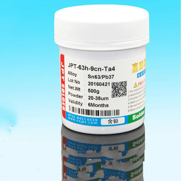 Lead-containing solder paste suitable for SMT multi-board process No. 4 powder solder paste solder paste flux
Lead-containing solder paste suitable for SMT multi-board process No. 4 powder solder paste solder paste flux
