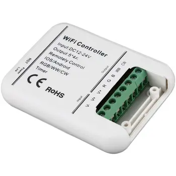 DC12-24V Wireless Wifi LED Strip RGB W Controller 5 Ch For IOS Android Phone App
DC12-24V Wireless Wifi LED Strip RGB W Controller 5 Ch For IOS Android Phone App