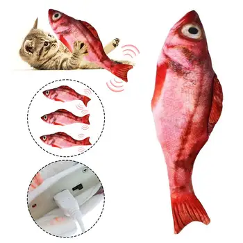 USB Electric Simulated Fish with Cat Mint Interactive Chew Cat Toy Cat Fish Doll Wagging Fish
USB Electric Simulated Fish with Cat Mint Interactive Chew Cat Toy Cat Fish Doll Wagging Fish