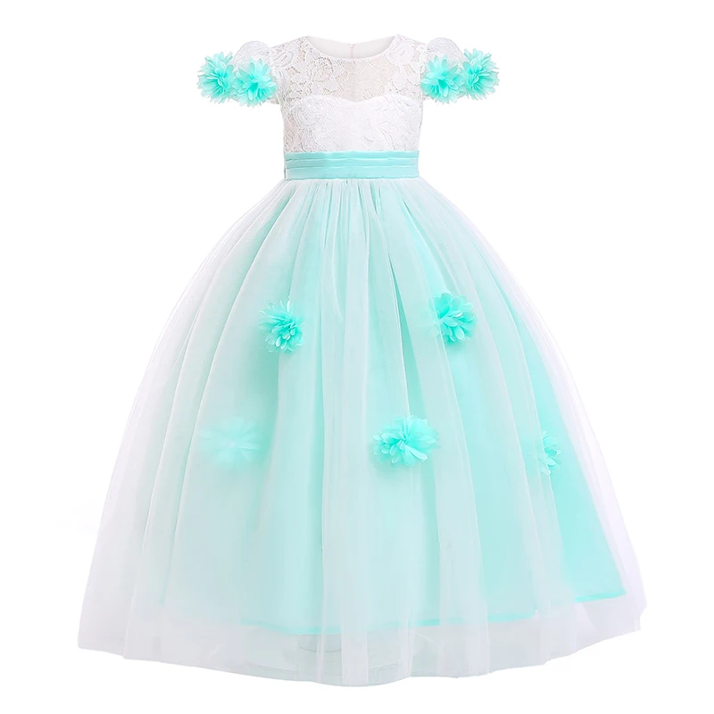 Фото Детские Платья с цветочным рисунком платье принцессы для | Платья для девочек (4000206970007)