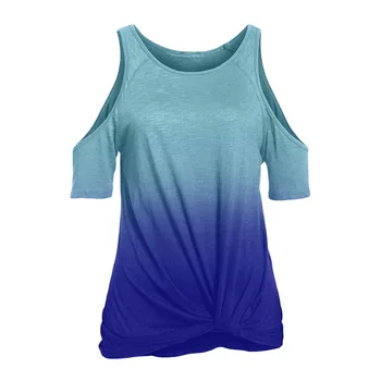 Purple Short-Sleeved T-shirt Female Summer New Gradient Sexy Strapless Women's Short Sleeve Hem Knot Top korean clothes
Purple Short-Sleeved T-shirt Female Summer New Gradient Sexy Strapless Women's Short Sleeve Hem Knot Top korean clothes