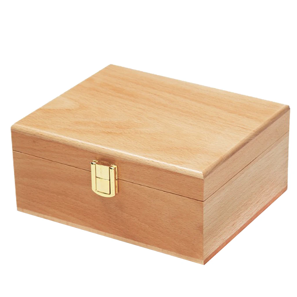 Wooden Keepsake Box, Decorative Wooden Box Organziers Handmade Wood Craft Box with Lock & Lid for Jewelry Gift Storage Box
Wooden Keepsake Box, Decorative Wooden Box Organziers Handmade Wood Craft Box with Lock & Lid for Jewelry Gift Storage Box