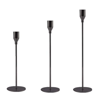 3pcs Table Party European Style Metal Candlestick Fit 3/4 Inch Home Decor Romantic Candle Holder Set Retro Bar Dinning Wedding
3pcs Table Party European Style Metal Candlestick Fit 3/4 Inch Home Decor Romantic Candle Holder Set Retro Bar Dinning Wedding