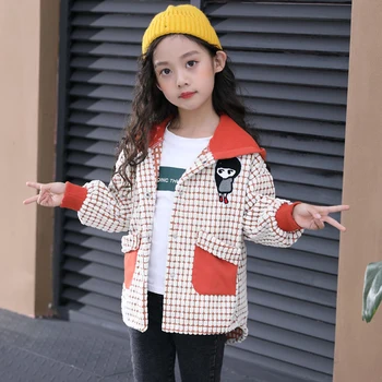 2019 Winter Girls Cotton Long Jackets Kid's Outerwear Clothes Toddler Children Clothes Casual Turn-down Collar Plaid Woolen Coat 
2019 Winter Girls Cotton Long Jackets Kid's Outerwear Clothes Toddler Children Clothes Casual Turn-down Collar Plaid Woolen Coat