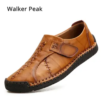 Mens Casual Shoes Leather Brand Boat Shoes for Men fashion Genuine Leather Shoes Slip On Loafers Male Driving shoes WalkerPeak 
Mens Casual Shoes Leather Brand Boat Shoes for Men fashion Genuine Leather Shoes Slip On Loafers Male Driving shoes WalkerPeak