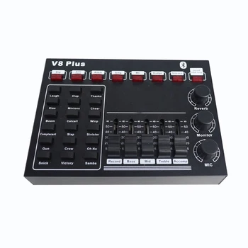 Leicozic Audio Sound Card External USB Bluetooth Webcast Live Broadcast Sing In Home Entertainment Live Microphone PC Phone Sing
Leicozic Audio Sound Card External USB Bluetooth Webcast Live Broadcast Sing In Home Entertainment Live Microphone PC Phone Sing