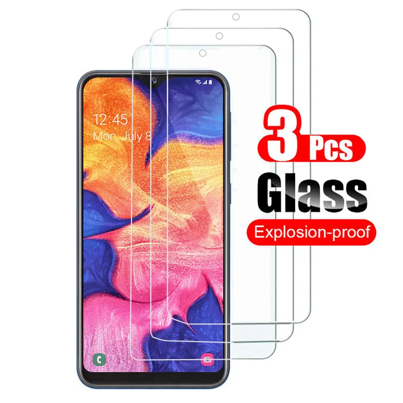 Защитное стекло для Samsung Galaxy A10 3 шт. протектор экрана Sansung A 10 SamsungA10 A105 пленка с