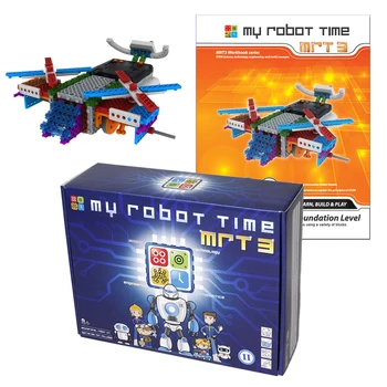 My Robot Time Multi-mode DIY RC Robots Building Block Kit Assembly Educational Robot Gift Toy for 7-12 Years Old (MRT 3-1/2/3/4)
My Robot Time Multi-mode DIY RC Robots Building Block Kit Assembly Educational Robot Gift Toy for 7-12 Years Old (MRT 3-1/2/3/4)