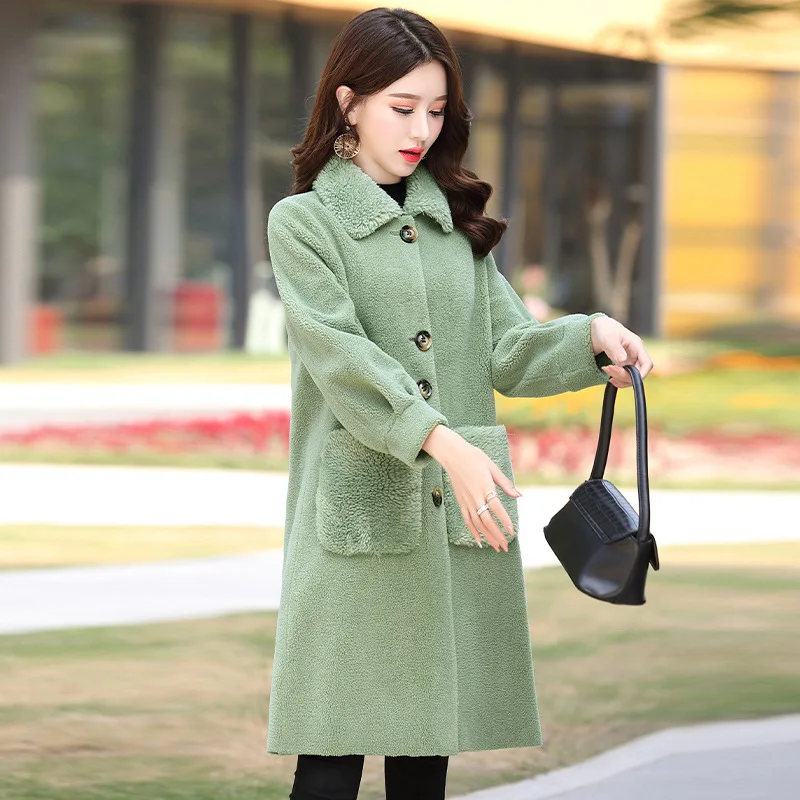 Ke li rong Fur Coat 2019 Winter New Style Thick Plush Warm Plaids And Tweedst WOMEN'S Dress
Ke li rong Fur Coat 2019 Winter New Style Thick Plush Warm Plaids And Tweedst WOMEN'S Dress