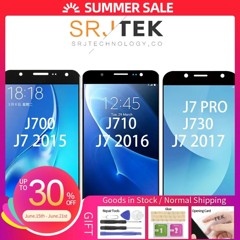Super AMOLED For SAMSUNG Galaxy J730 LCD Display Touch Screen For SAMSUNG Galaxy J7 2015 J700 / 2016 J710 / J7 Pro J730 J730F
Super AMOLED For SAMSUNG Galaxy J730 LCD Display Touch Screen For SAMSUNG Galaxy J7 2015 J700 / 2016 J710 / J7 Pro J730 J730F