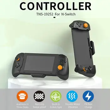 For Nintendo Switch Controller Handle Grip Gamepad PD Fast Charge Double Motor Vibration Built-in 6-Axis Gyro Sweat-Proof Design
For Nintendo Switch Controller Handle Grip Gamepad PD Fast Charge Double Motor Vibration Built-in 6-Axis Gyro Sweat-Proof Design