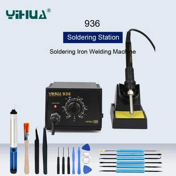 YIHUA Antistatic Thermostat Soldering Iron Soldering Station Lead Free Temperature Controlled Welding Machines Rework Station
YIHUA Antistatic Thermostat Soldering Iron Soldering Station Lead Free Temperature Controlled Welding Machines Rework Station