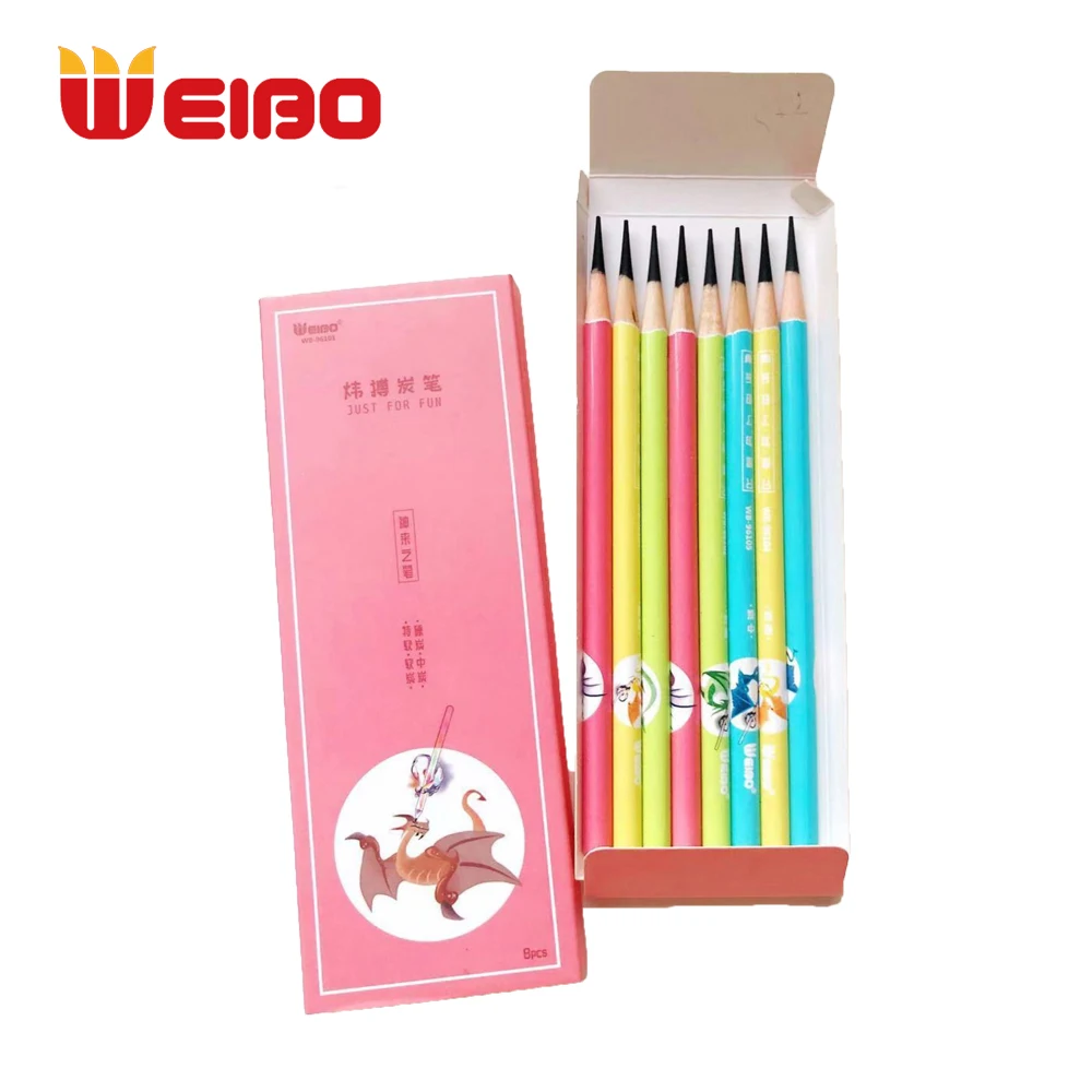 WEIBO 8 Pcs/Set Carbon Pencils Sketching Charcoal Drawing Pencil Soft Medium Hard Writing Supplies Office School Manga Draw
WEIBO 8 Pcs/Set Carbon Pencils Sketching Charcoal Drawing Pencil Soft Medium Hard Writing Supplies Office School Manga Draw