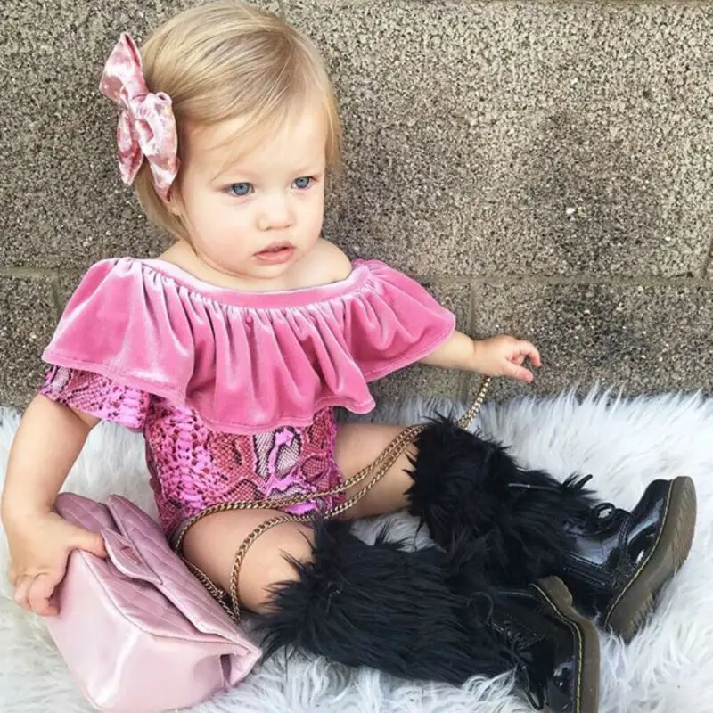 Infant Baby Girl Snake Print Off Shoulder Ruffles Short Sleeve Bodysuit Jumpsuit + Headband Clothes Outfit
Infant Baby Girl Snake Print Off Shoulder Ruffles Short Sleeve Bodysuit Jumpsuit + Headband Clothes Outfit