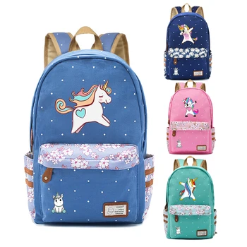 HOT cute unicorn Dab cartoon Backpack For Women Girls Canvas bag wave point Rucksacks backpack travel Shoulder Bag
HOT cute unicorn Dab cartoon Backpack For Women Girls Canvas bag wave point Rucksacks backpack travel Shoulder Bag
