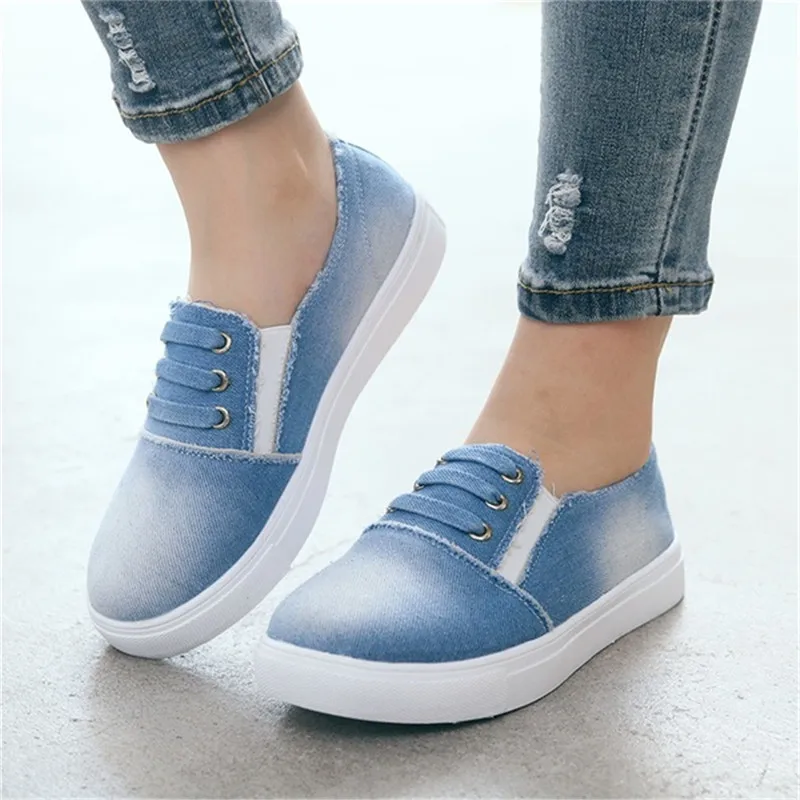 Outdoor Travel Hiking Shoes Denim Blue Flat Shoes Women Retro Casual Shallow Single Work Shoes Sneaker Chaussures Femme
Outdoor Travel Hiking Shoes Denim Blue Flat Shoes Women Retro Casual Shallow Single Work Shoes Sneaker Chaussures Femme