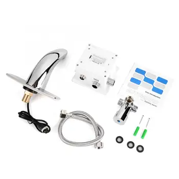 Electronic Automatic Sensor Touchless Sink Hands-Free Hot Cold Faucet Motion Activated Bathroom Sink
Electronic Automatic Sensor Touchless Sink Hands-Free Hot Cold Faucet Motion Activated Bathroom Sink