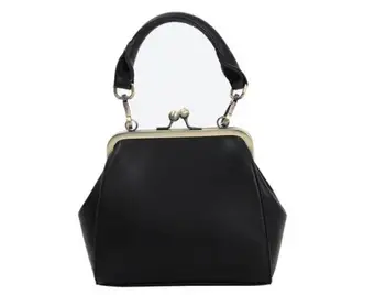 Women's small bag black vintage handbag clip brief women's fashion casual shoulder messenger bag
Women's small bag black vintage handbag clip brief women's fashion casual shoulder messenger bag