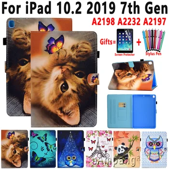 Cartoon Cat Case for iPad 10.2 2019 7 7th Generation A2198 A2197 Smart Cover Soft Shockproof Animal Flip Anti Slip Tablet Shell
Cartoon Cat Case for iPad 10.2 2019 7 7th Generation A2198 A2197 Smart Cover Soft Shockproof Animal Flip Anti Slip Tablet Shell