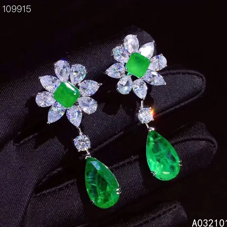 KJJEAXCMY fine Jewelry 925 Sterling Silver Natural emerald Girl new vintage earring eardrop Support Test Chinese style 
KJJEAXCMY fine Jewelry 925 Sterling Silver Natural emerald Girl new vintage earring eardrop Support Test Chinese style