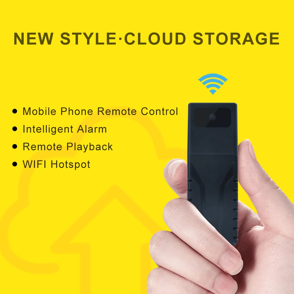 Mini WiFi Camera HD Wireless Remote Monitor Camera Tiny IP Camera Video Recorder Motion-Detection
Mini WiFi Camera HD Wireless Remote Monitor Camera Tiny IP Camera Video Recorder Motion-Detection