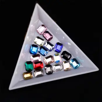 20pcs/lot Many Colors Rectangle Shape Nail Diamond 6*8mm Stone Strass Glass Rhinestones For 3D Nails Art Decorations
20pcs/lot Many Colors Rectangle Shape Nail Diamond 6*8mm Stone Strass Glass Rhinestones For 3D Nails Art Decorations