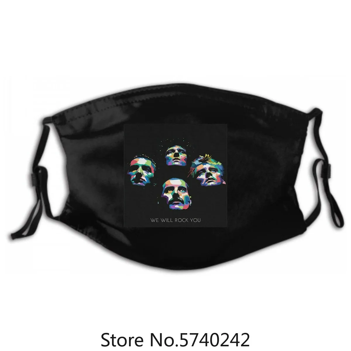 Vintage Mask Washable Reusable Mask Queen Rock Band Mask with PM2.5 Filters 5 Layers of Protection for Unisex Black
Vintage Mask Washable Reusable Mask Queen Rock Band Mask with PM2.5 Filters 5 Layers of Protection for Unisex Black