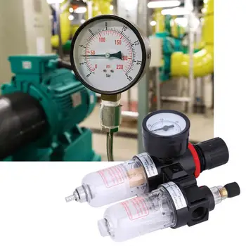 G1/4 Inch Oil-Water Separator Filter With Quick Connector AFC2000 + AL2000 Air Supply Unit Pump
G1/4 Inch Oil-Water Separator Filter With Quick Connector AFC2000 + AL2000 Air Supply Unit Pump