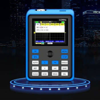 DSO1C15 Portable Assembled 2.4inch Digital Oscilloscope 500MS/s Sampling Rate 110MHz Analog Bandwidth Support Waveform Storage
DSO1C15 Portable Assembled 2.4inch Digital Oscilloscope 500MS/s Sampling Rate 110MHz Analog Bandwidth Support Waveform Storage