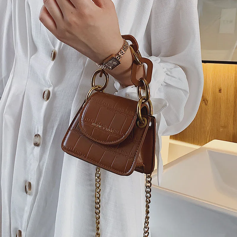 Stone Pattern PU Leather Crossbody Bags For Women Thick Chain Design Shoulder Messenger Bag Lady Mini Tote Lipstick Handbags
Stone Pattern PU Leather Crossbody Bags For Women Thick Chain Design Shoulder Messenger Bag Lady Mini Tote Lipstick Handbags