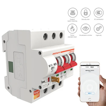 3P Tuya WIFI MCB Smart Circuit Breaker Air Switch Residual Over And Short Current Leakage For Smart Home
3P Tuya WIFI MCB Smart Circuit Breaker Air Switch Residual Over And Short Current Leakage For Smart Home