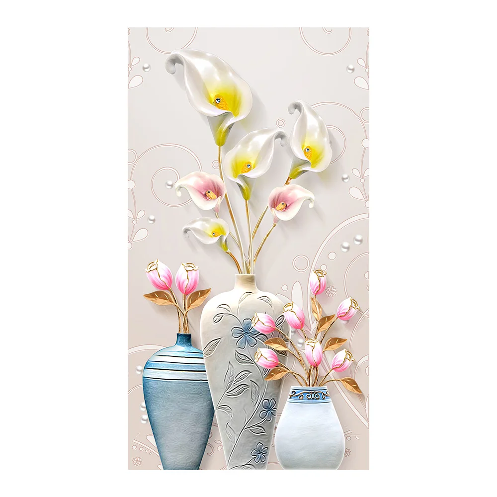 Art flower vase Diamond Painting Floral Calla Lily Round Full Drill Nouveaute DIY Mosaic Embroidery 5D Cross Stitch home decor 
Art flower vase Diamond Painting Floral Calla Lily Round Full Drill Nouveaute DIY Mosaic Embroidery 5D Cross Stitch home decor
