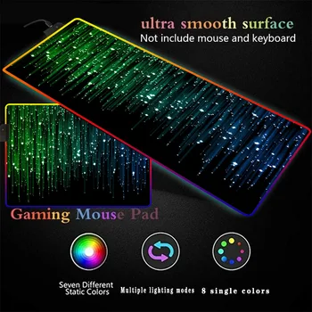 Large Mouse Pad RGB Star Pattern Backlit LED Extended Keyboard Pad XXL Computer Notebook Gaming Accessories Gaming Mouse Pad
Large Mouse Pad RGB Star Pattern Backlit LED Extended Keyboard Pad XXL Computer Notebook Gaming Accessories Gaming Mouse Pad