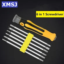 6 in 1 Set Tamper-Proof Magnetic Screwdriver Bit Hex Torx Drill Screwdriver Head Flat For Head Hand Tool
6 in 1 Set Tamper-Proof Magnetic Screwdriver Bit Hex Torx Drill Screwdriver Head Flat For Head Hand Tool