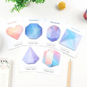 Oude Creative Sticky Notes Diamond-Shaped 6 Patterns 30 Sheets per Pad Reusable Self-stick Sticker Memo Cute
Oude Creative Sticky Notes Diamond-Shaped 6 Patterns 30 Sheets per Pad Reusable Self-stick Sticker Memo Cute