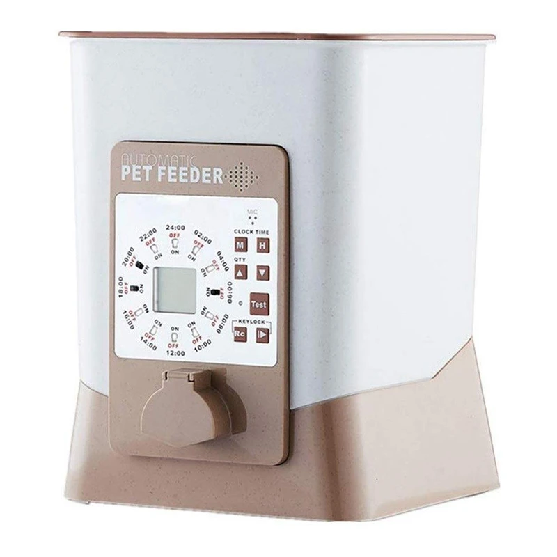 4.5L Large Capacity Dual Power Supply Intelligent Automatic Pet Feeder Timing Quantitative Cat Dog Food Dispenser Bowl Feeder Du
4.5L Large Capacity Dual Power Supply Intelligent Automatic Pet Feeder Timing Quantitative Cat Dog Food Dispenser Bowl Feeder Du
