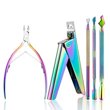 3/4/5pcs Nail Cuticle Pusher Tweezer Rainbow Nipper Clipper Edge Cutter Dead Skin Remover Scissor Plier Pedicure Nail Tools
3/4/5pcs Nail Cuticle Pusher Tweezer Rainbow Nipper Clipper Edge Cutter Dead Skin Remover Scissor Plier Pedicure Nail Tools