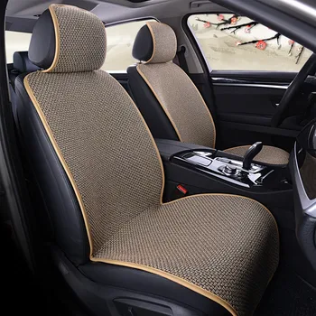 Flax Car Seat Covers Protector Linen Fabric Universal Fits Most Cars Front Back Rear Backrest Seat Cushion Pad for Auto Interior 
Flax Car Seat Covers Protector Linen Fabric Universal Fits Most Cars Front Back Rear Backrest Seat Cushion Pad for Auto Interior