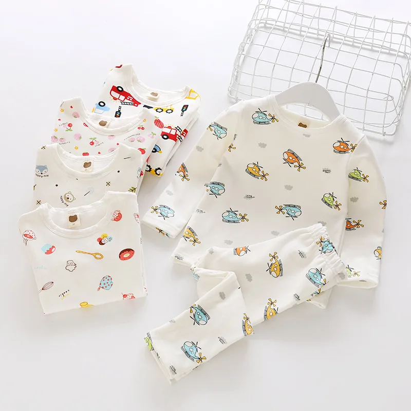 2019 Autumn Childrenswear New Style CHILDREN'S Underwear Suit Children Warm plus Velvet Thermal Underwear
2019 Autumn Childrenswear New Style CHILDREN'S Underwear Suit Children Warm plus Velvet Thermal Underwear