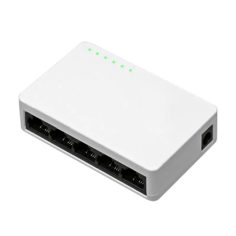 Mini Network Switch 5 Port 10/100Mbps Fast Ethernet Network Desktop Switch LAN Hub/Full or Half duplex Exchange,EU/US/UK Plug
Mini Network Switch 5 Port 10/100Mbps Fast Ethernet Network Desktop Switch LAN Hub/Full or Half duplex Exchange,EU/US/UK Plug