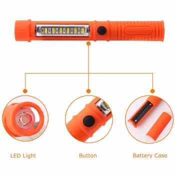 Multifunction Mini COB LED Pen Flashlight Torch Inspection Lamp Pocket Led Flash Light With Clip Magnet Lanterna Used 3*AAA
Multifunction Mini COB LED Pen Flashlight Torch Inspection Lamp Pocket Led Flash Light With Clip Magnet Lanterna Used 3*AAA